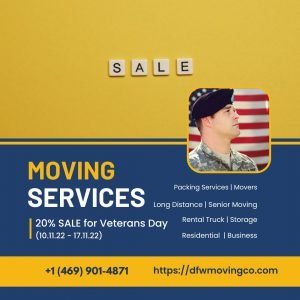Moving service for veterans